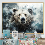 Surrealism Grizzly Bear In Dreamy Background - Bear Wall Decor