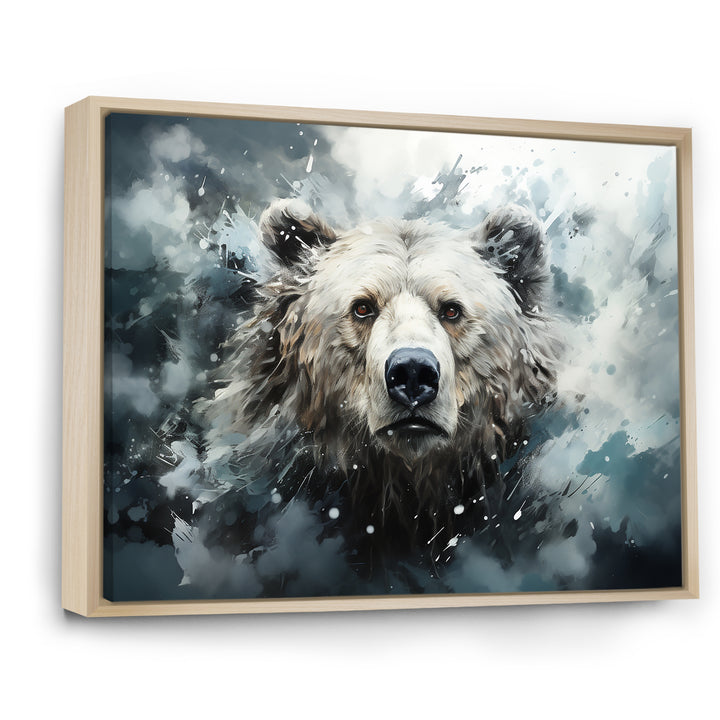 Surrealism Grizzly Bear In Dreamy Background - Bear Wall Decor