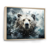 Surrealism Grizzly Bear In Dreamy Background - Bear Wall Decor