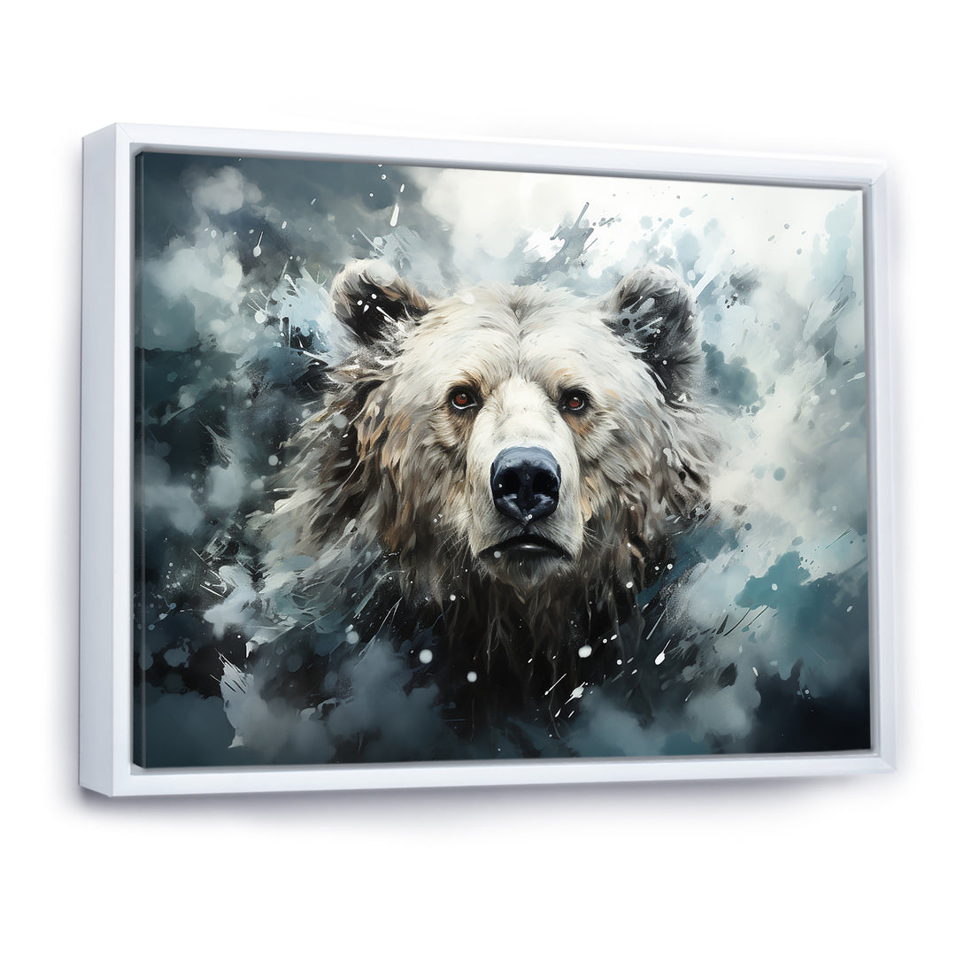 Surrealism Grizzly Bear In Dreamy Background - Bear Wall Decor
