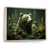 Whimsical Grizzly Bears In Forest - Bear Wall Art Prints