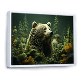 Whimsical Grizzly Bears In Forest - Bear Wall Art Prints
