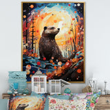 Fantasy Beaver Timberland - Brown Beaver Wall Art