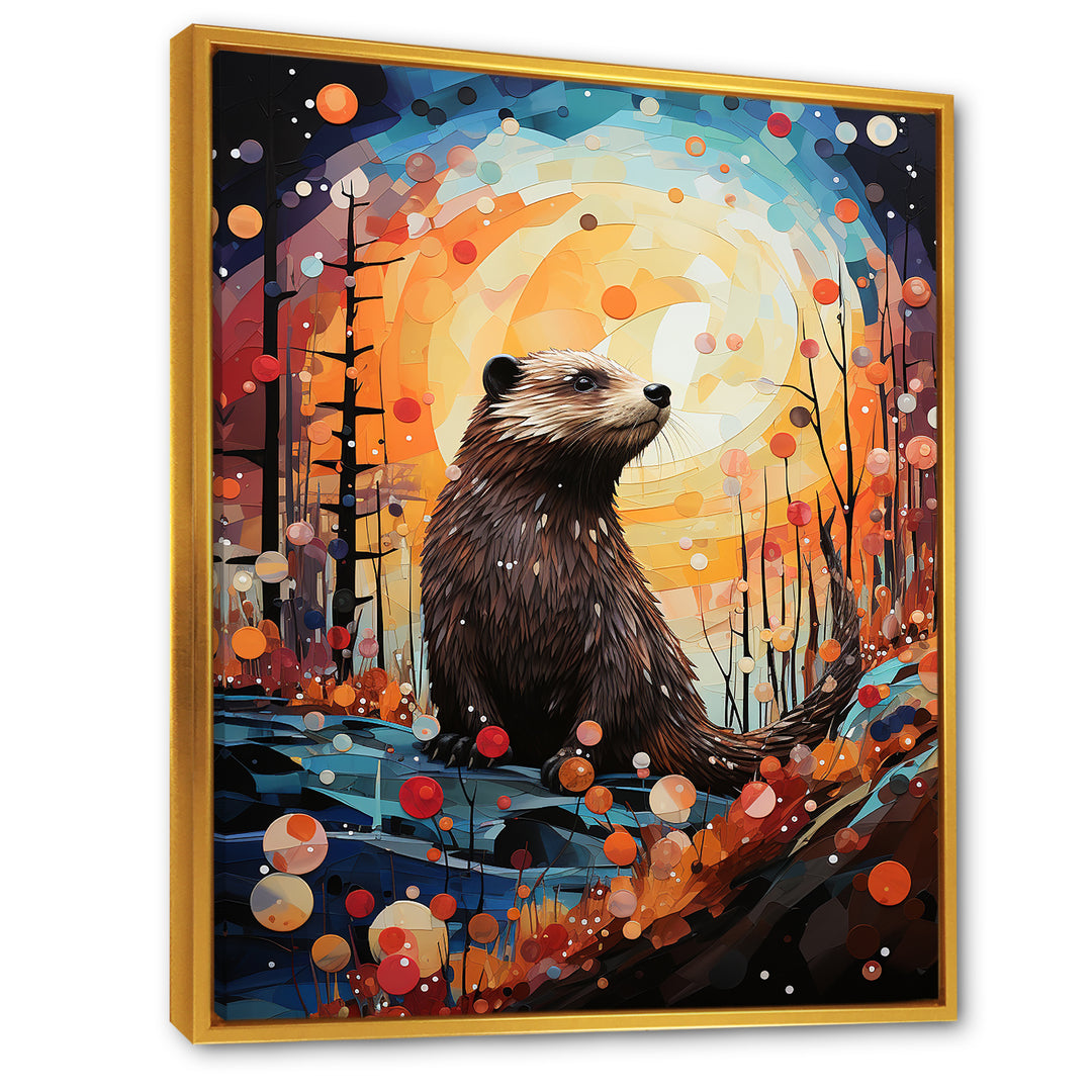 Fantasy Beaver Timberland - Brown Beaver Wall Art