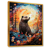 Fantasy Beaver Timberland - Brown Beaver Wall Art