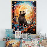 Fantasy Beaver Timberland - Brown Beaver Wall Art