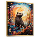 Fantasy Beaver Timberland - Brown Beaver Wall Art