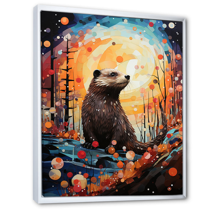 Fantasy Beaver Timberland - Brown Beaver Wall Art