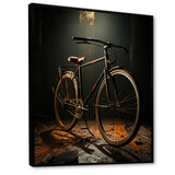 Bronze Balance Bicycle - Bicycle Canvas Wall Art