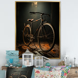 Bronze Balance Bicycle - Bicycle Canvas Wall Art