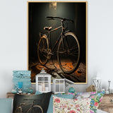 Bronze Balance Bicycle - Bicycle Canvas Wall Art