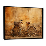 Caramel Commute Bicycle - Bicycle Canvas Wall Art