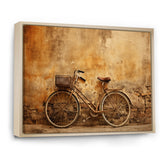 Caramel Commute Bicycle - Bicycle Canvas Wall Art