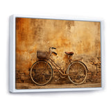 Caramel Commute Bicycle - Bicycle Canvas Wall Art