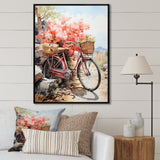 Coral Cruise Bicycle - Bicycle Canvas Wall Art