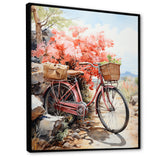 Coral Cruise Bicycle - Bicycle Canvas Wall Art