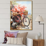 Coral Cruise Bicycle - Bicycle Canvas Wall Art