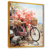 Coral Cruise Bicycle - Bicycle Canvas Wall Art
