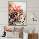 Coral Cruise Bicycle - Bicycle Canvas Wall Art
