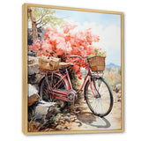 Coral Cruise Bicycle - Bicycle Canvas Wall Art