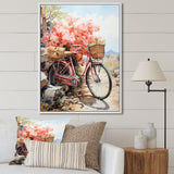 Coral Cruise Bicycle - Bicycle Canvas Wall Art