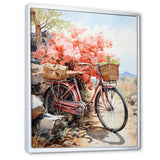 Coral Cruise Bicycle - Bicycle Canvas Wall Art