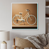 Ivory Itinerary Bicycle - Bicycle Canvas Wall Art