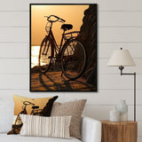 Sunset Spin - Bicycle Canvas Wall Art