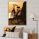 Sunset Spin - Bicycle Canvas Wall Art