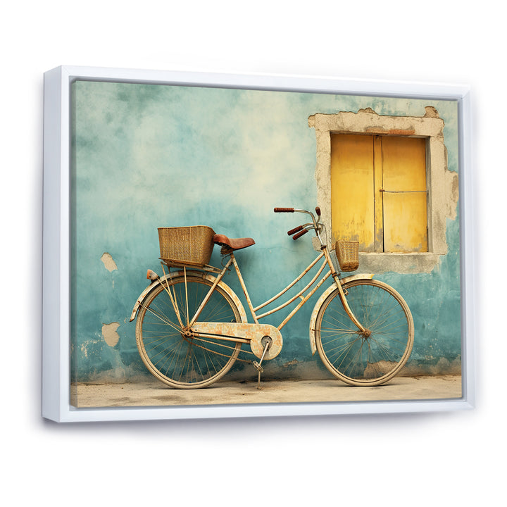Teal Tour - Bicycle Canvas Wall Art