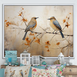 Minimalism Birds Paradise - Bird Floral Wall Art Prints