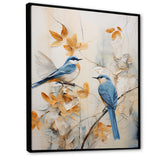 Minimalism Birds Paradise Floral Scenery - Bird Floral Home Decor Art