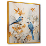 Minimalism Birds Paradise Floral Scenery - Bird Floral Home Decor Art