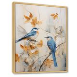 Minimalism Birds Paradise Floral Scenery - Bird Floral Home Decor Art