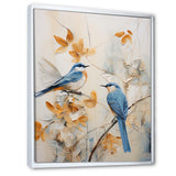Minimalism Birds Paradise Floral Scenery - Bird Floral Home Decor Art