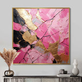 Minimalism Pink Gold Poteries I - Abstract Canvas Wall Art