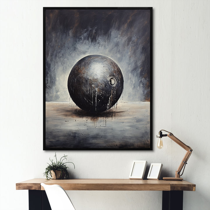 Bowling Slate Strike - Bowling Canvas Wall Art