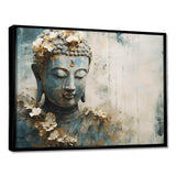 Religious Buddhism Statue - Spiritual Canvas Wall Art