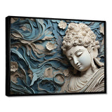 Religious Buddhism Statue I - Spiritual Canvas Wall Art