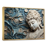 Religious Buddhism Statue I - Spiritual Canvas Wall Art