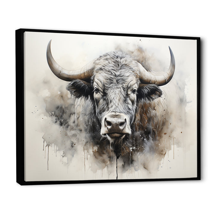 Minimalism Buffalo Bison Head - Buffalo Wall Decor