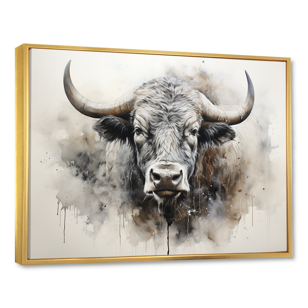 Minimalism Buffalo Bison Head - Buffalo Wall Decor