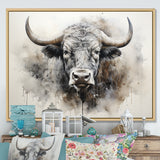 Minimalism Buffalo Bison Head - Buffalo Wall Decor