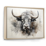 Minimalism Buffalo Bison Head - Buffalo Wall Decor