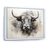 Minimalism Buffalo Bison Head - Buffalo Wall Decor