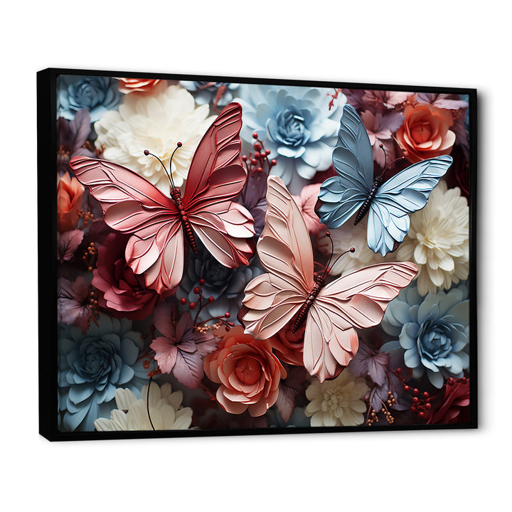 A Pastel Palette Creates A Whimsical Flight - Butterfly Wall Art Prints