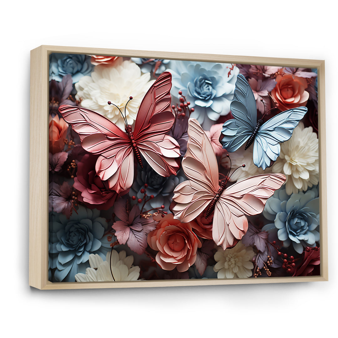 A Pastel Palette Creates A Whimsical Flight - Butterfly Wall Art Prints