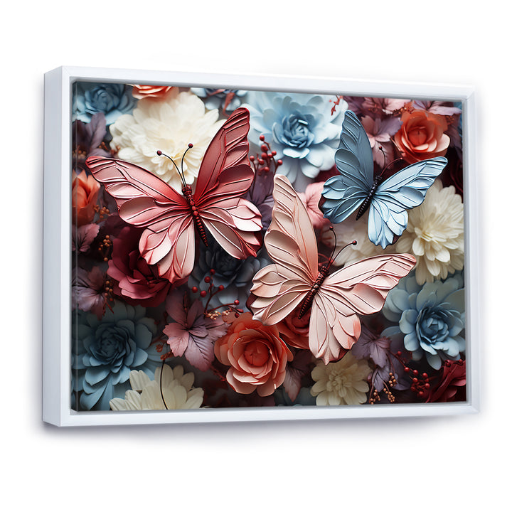 A Pastel Palette Creates A Whimsical Flight - Butterfly Wall Art Prints