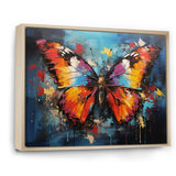 Bold Pop Colors Infuse Butterflies With Energy - Butterfly Framed Canvas Art