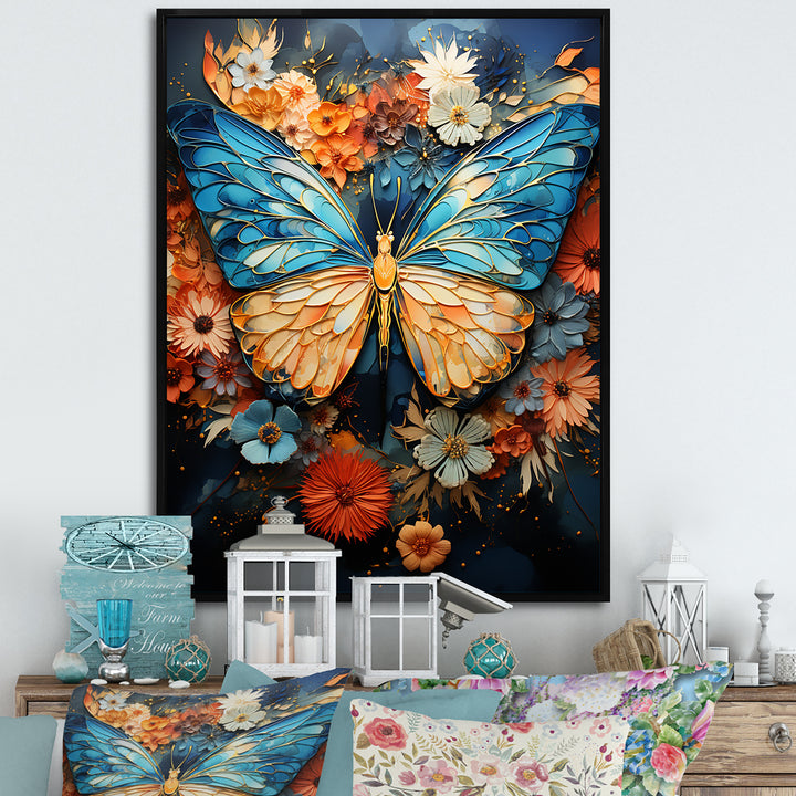 Celestial Visitors - Butterfly Bedroom Wall Art